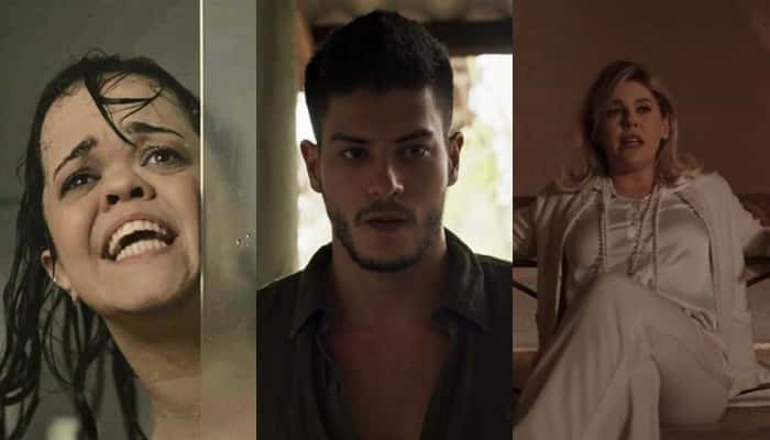 Atores viraram figurantes na novela O Outro Lado do Paraíso. (Foto: Reprodução/Montagem/TV Foco)