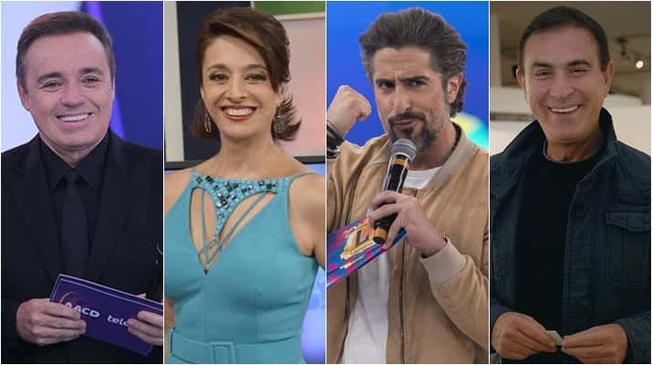 Apresentadores. (Foto: Montagem/Divulgação)