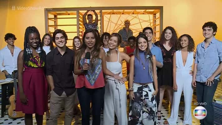 Vídeo Show mostrou parte do elenco da nova temporada de Malhação. (Foto: Reprodução/TV Globo)