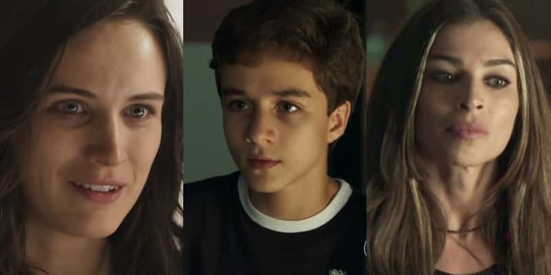 Clara dará presente para o filho e deixará Lívia irritada em O Outro Lado do Paraíso. (Foto: Reprodução)