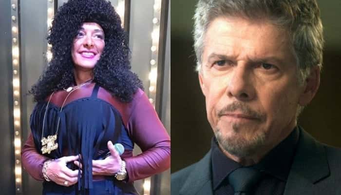 Rodrigo Faro brincou com a polêmica envolvendo o ator José Mayer. (Foto: Reprodução/Montagem)
