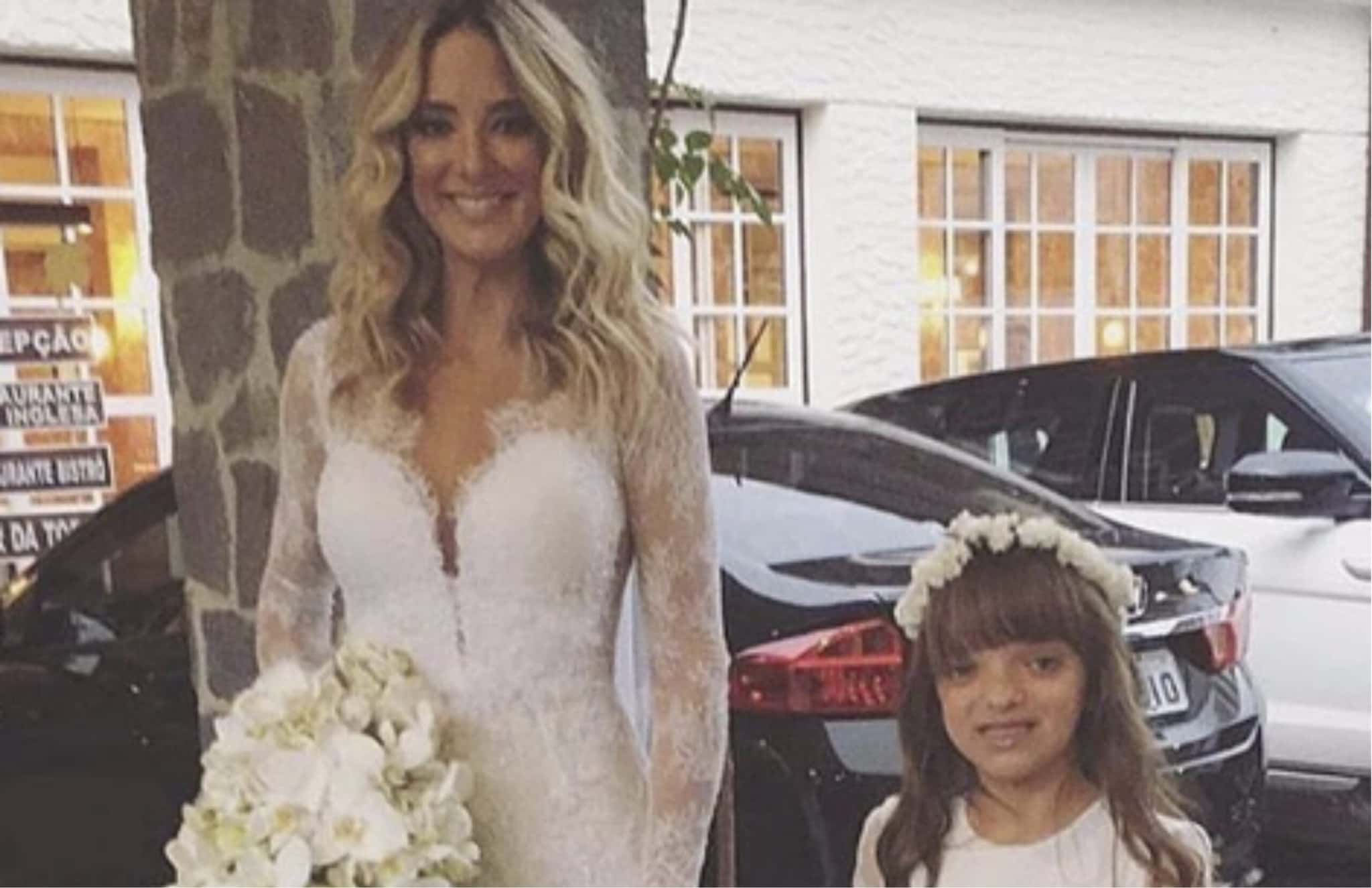 Ticiane Pinheiro e Rafa Justus no casamento da apresentadora (Foto reprodução)
