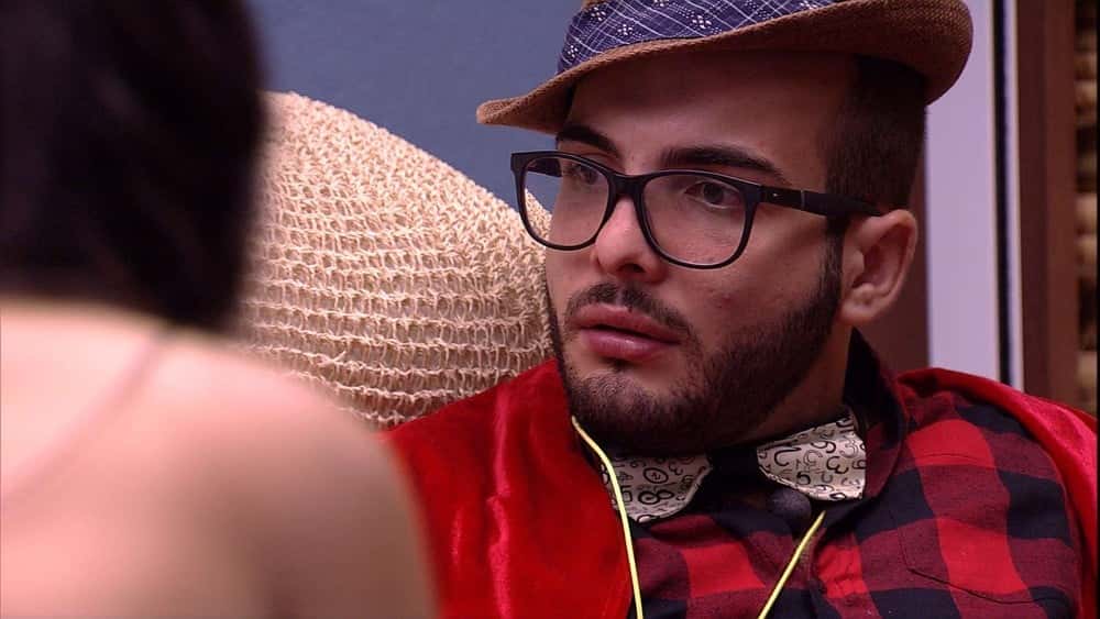 Mahmoud foi o primeiro líder do BBB18 (Foto: Reprodução/TV Globo)