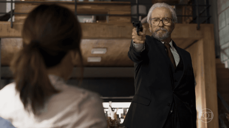 Duda (Gloria Pires) e Natanael em cena de O Outro Lado do Paraíso (Foto: Reprodução/Globo)