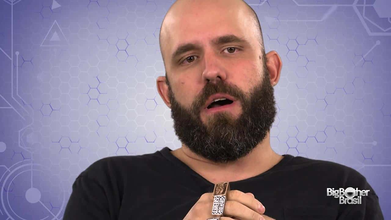 Caruso no BBB18 (Foto: Reprodução)