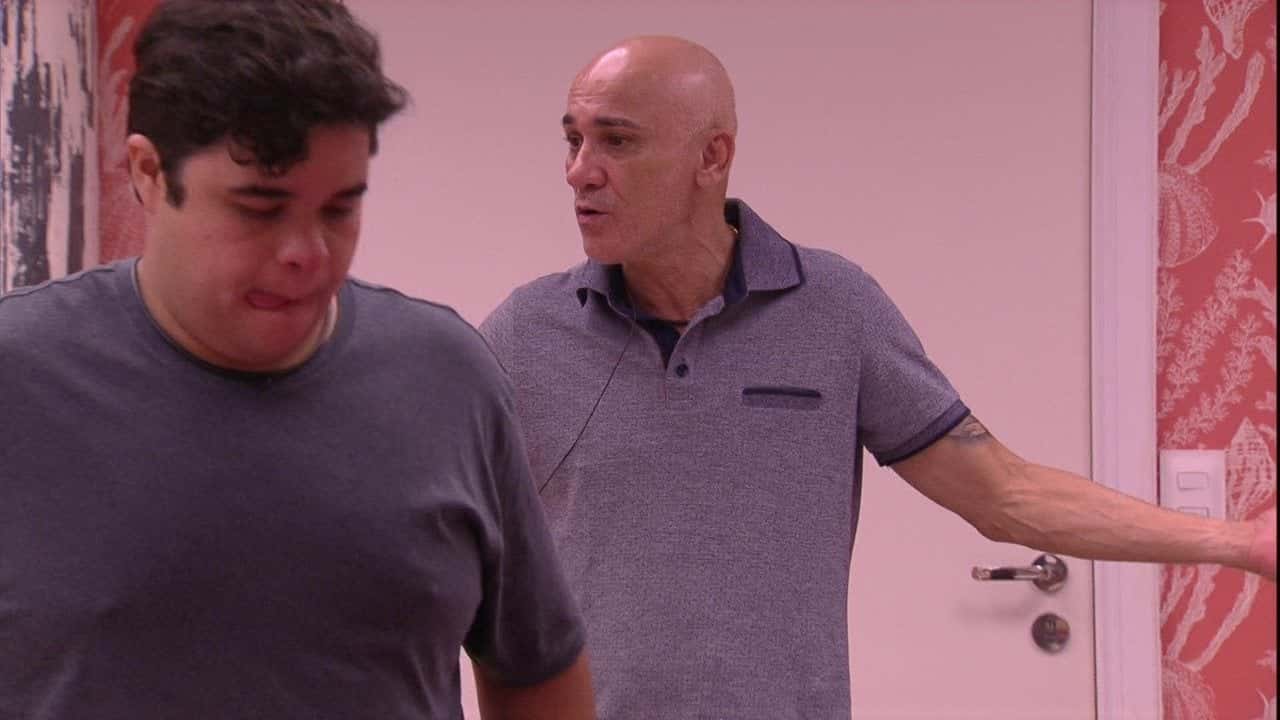 Ayrton e Jorge no BBB18 (Foto: Reprodução/GShow)