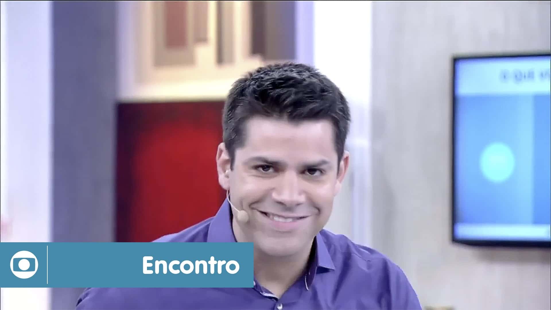 O apresentador Lair Rennó é um dos apresentadores do programa Encontro. (Foto: Reprodução)