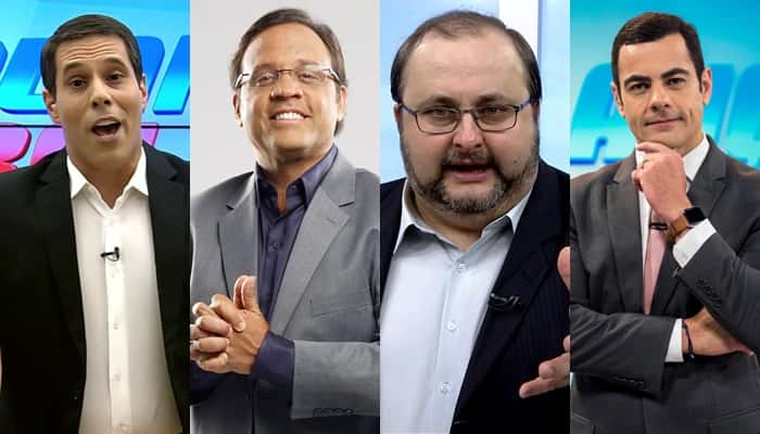 Apresentadores disputam espaço no Balanço Geral Especial da Record. (Foto: Reprodução/Montagem/TV Foco)