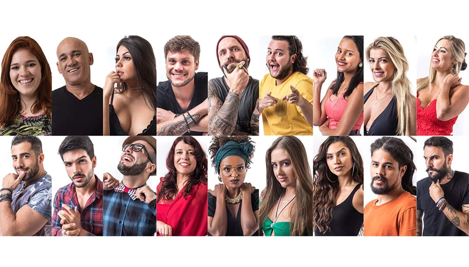 Participantes do BBB18. (Foto: Reprodução)