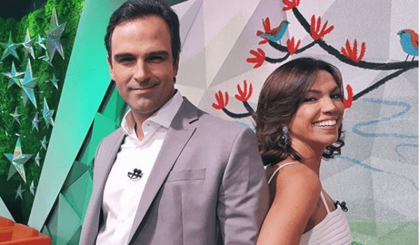 Tadeu Schmidt e Ana Paula Araújo no comando do Fantástico (Foto: Reprodução/Instagram)