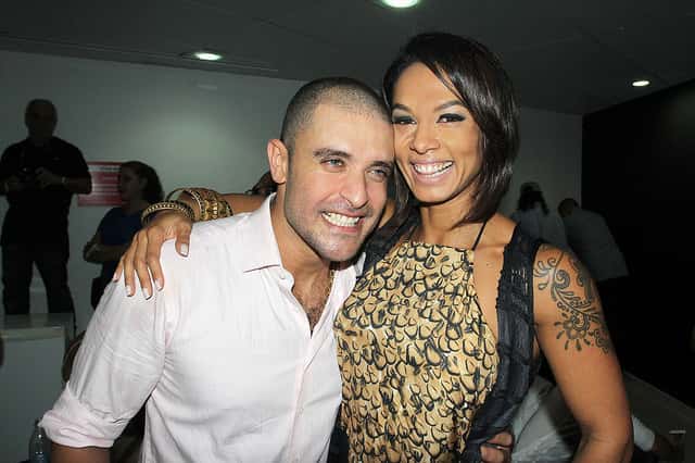 Diogo Nogueira e a ex, Milena (Foto: Reprodução)