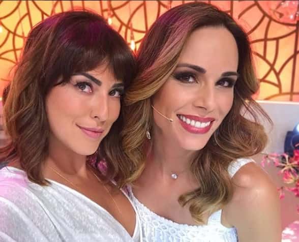Fernanda Paes Leme ao lado da apresentadora Ana Furtado. (Foto: Reprodução/Instagram)