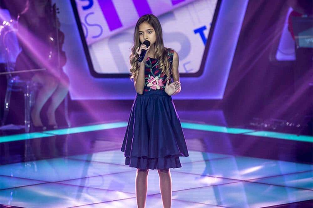 Joyce Mendes no The Voice Kids (Foto: Reprodução)