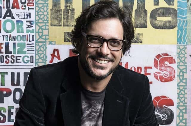 O ator Lúcio Mauro filho quer virar apresentador na Globo. (Foto: Ramón Vasconcelos/TV Globo)