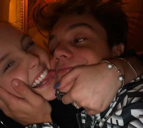 Larissa Manoela e o namorado, o ator Leo Cidade. (Foto: Reprodução/Instagram)
