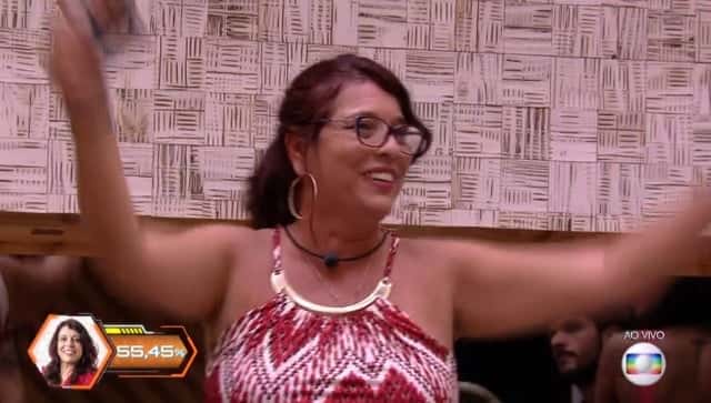 Mara foi a primeira eliminada do BBB18. (Foto: Reprodução/TV Globo)