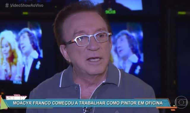 Moacyr Franco teve sua carreira relembrada no Video Show (Foto: Reprodução/Video Show)