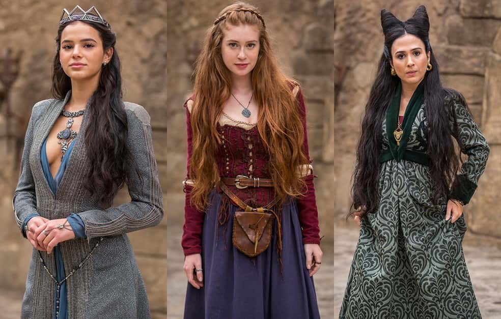 As protagonistas da novela Deus Salve o Rei, nova novela das sete da Globo. (Foto: Divulgação/Montagem/Globo)