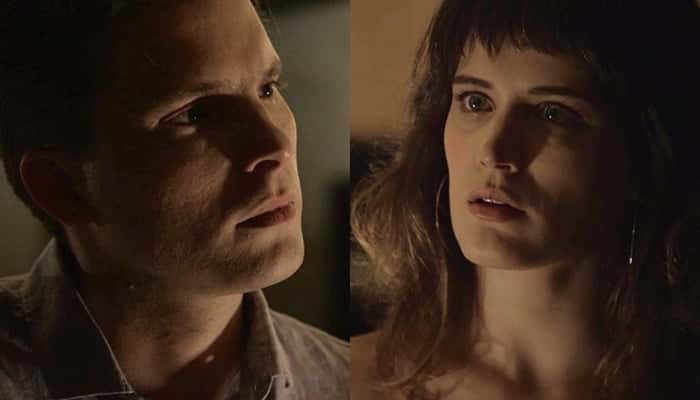 Clara e Patrick em O Outro Lado do Paraíso. (Foto: Reprodução/Globo)