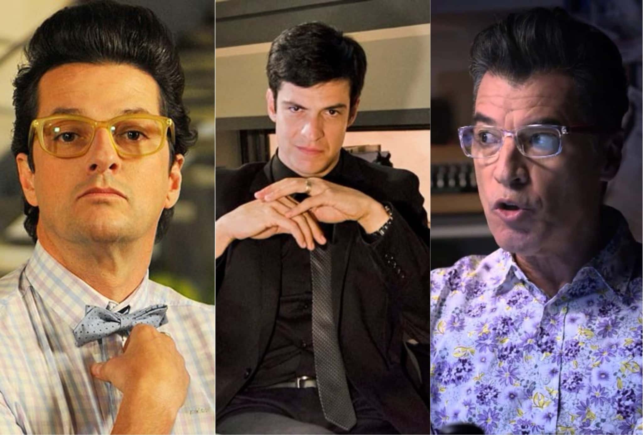 Téo Perreira, Crô e Félix voltam em nova produção da Globo (Foto montagem: TV Foco)