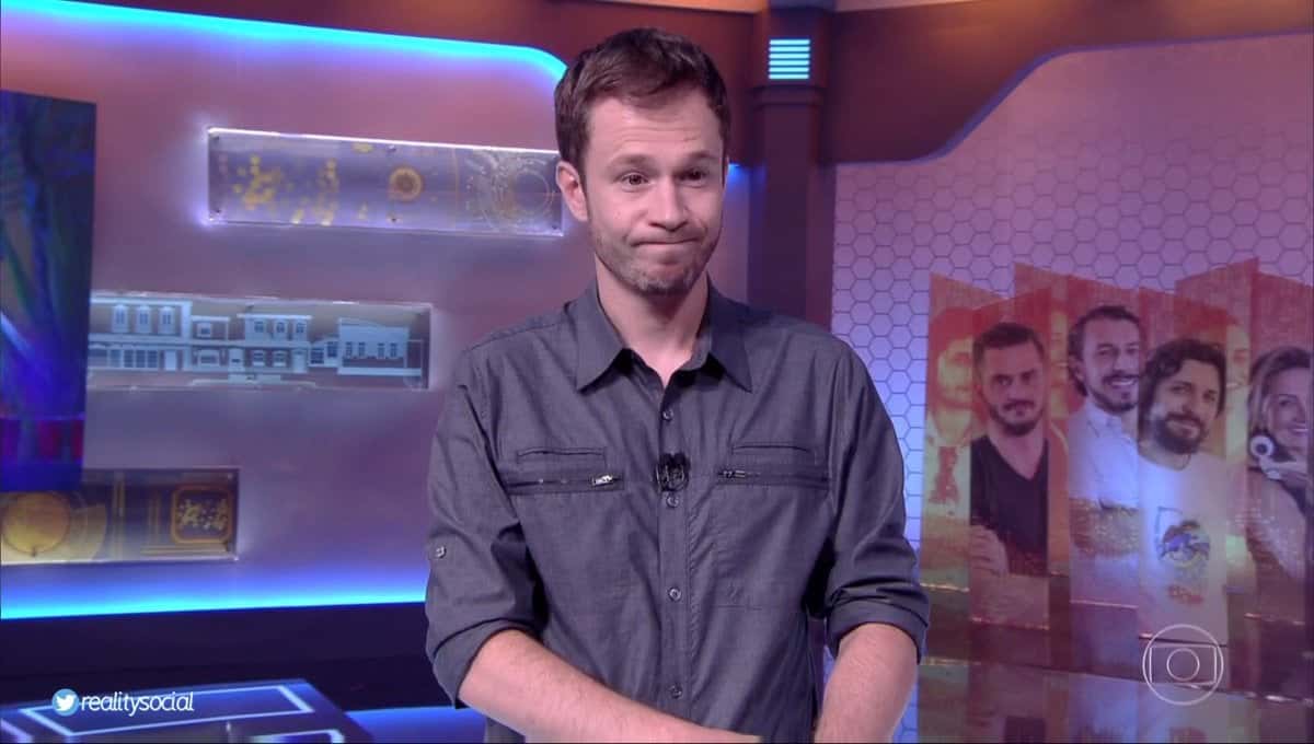Tiago Leifert no BBB18 (Foto: Reprodução)