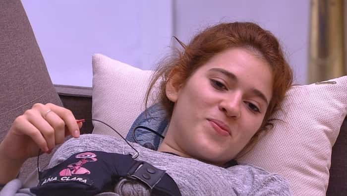 Ana Clara durante conversa no BBB18 (Foto: Reprodução/BBB)