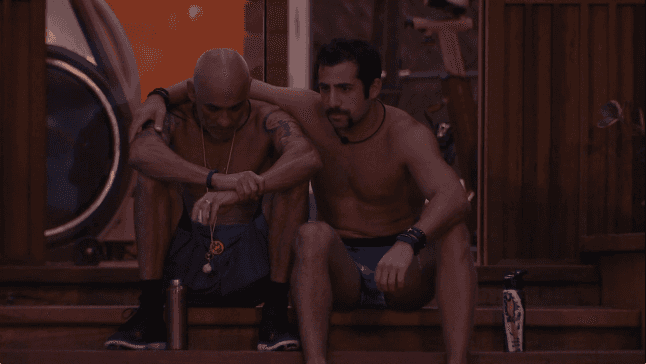 Ayrton desabafa com Kaysar (Foto: Reprodução/BBB)