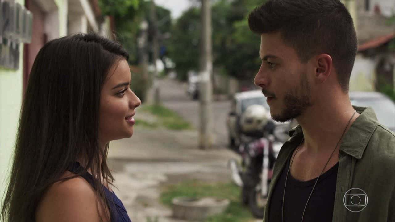 Diego e Melissa em O Outro Lado do Paraíso. (Foto: Reprodução)