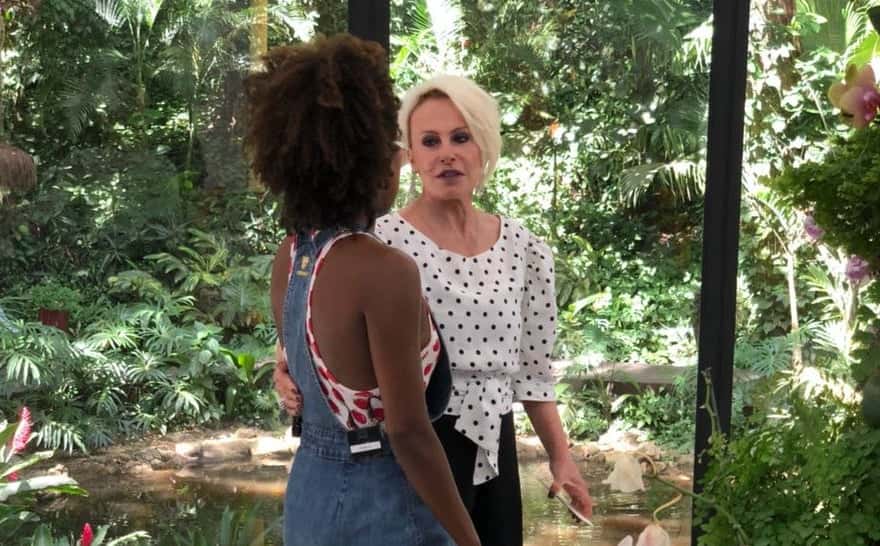 Nayara em sua participação no Mais Você (Foto: Reprodução)