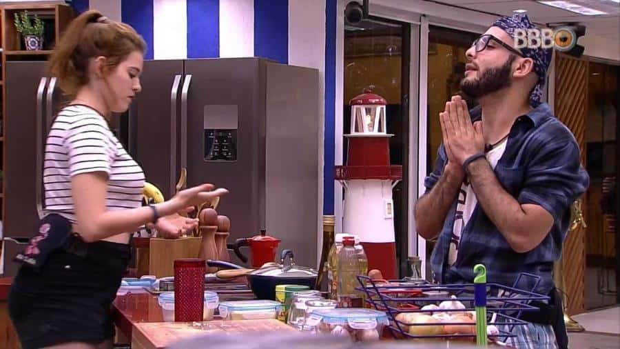 Ana Clara e Mahmoud (Foto: Reprodução)