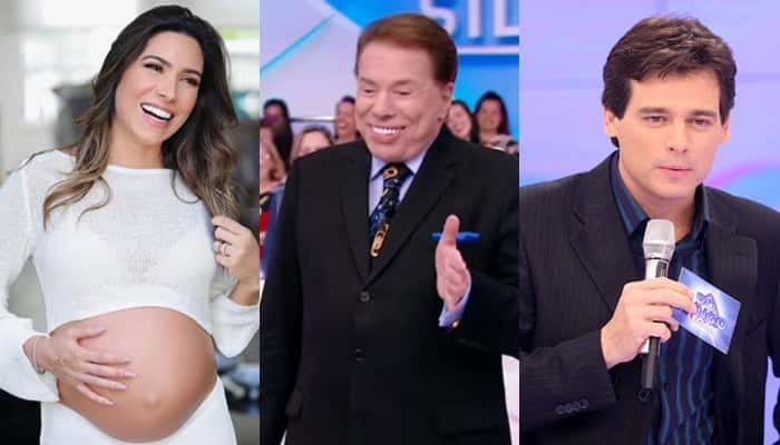 Apresentadores disputam comando do Topa ou Não Topa no SBT. (Foto: Reprodução/Montagem)