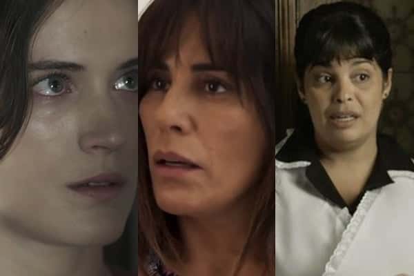 Beth esconde segredo de Clara na novela O Outro Lado do Paraíso. (Foto: Reprodução/TV Globo)