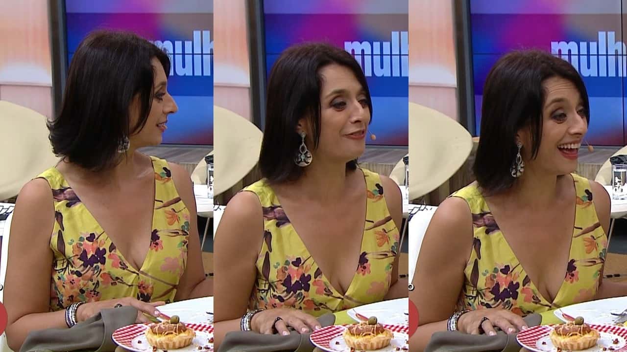 A apresentadora Catia Fonseca. (Foto: Reprodução)