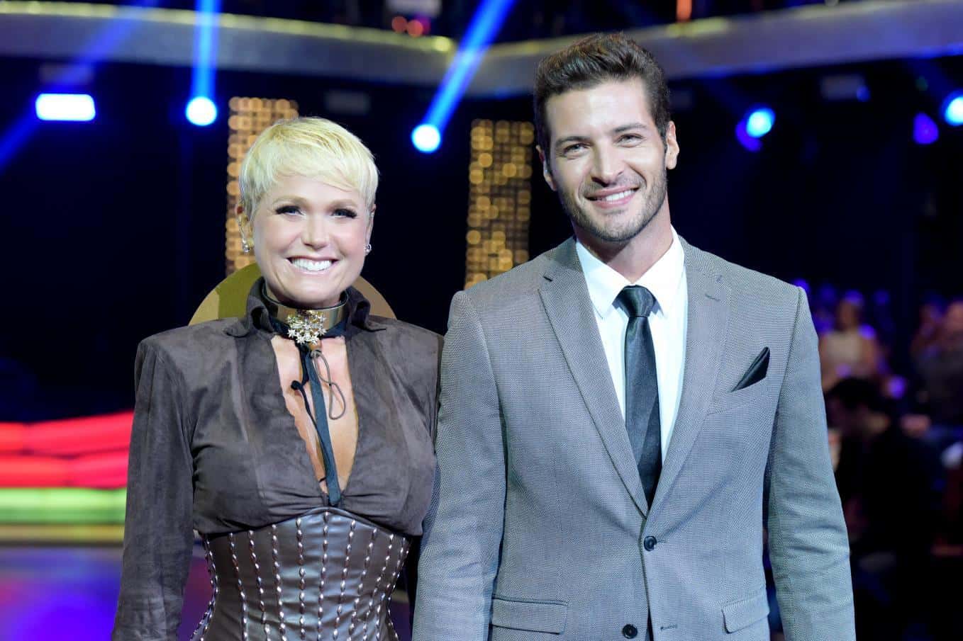 Xuxa Meneghel e Leandro Lima no Dancing Brasil (Foto: Reprodução)