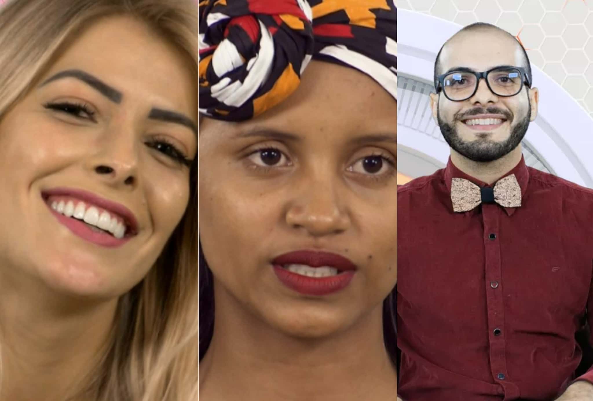 Jaqueline, Gleice e Mahmound estão no paredão (Foto BBB18)