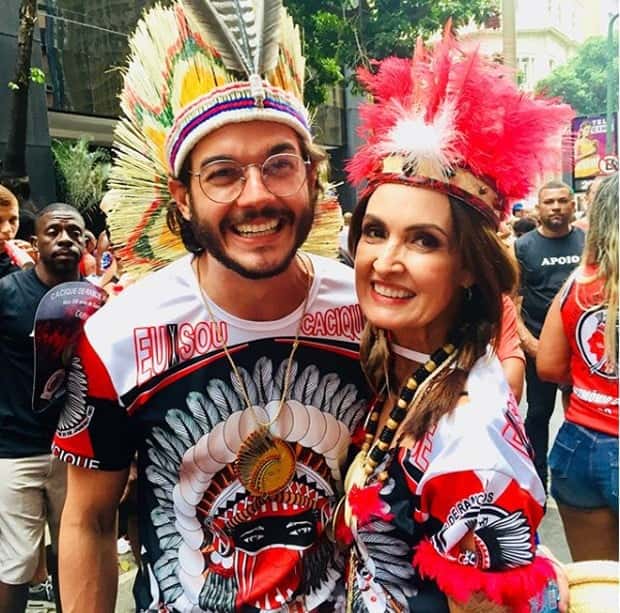Túlio Gadelha e Fátima Barnardes (Foto: Reprodução)