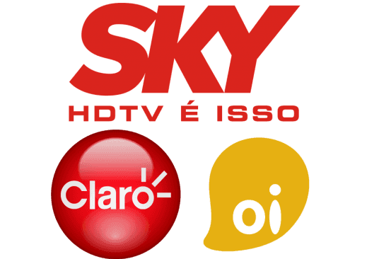 Algumas das operadoras de TV. Foto - montagem.