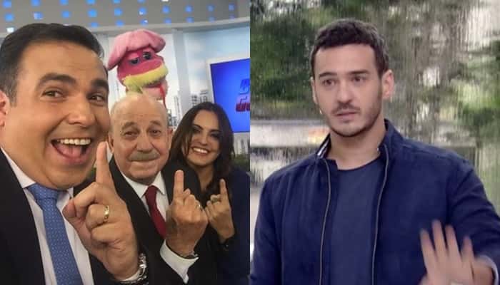Balanço Geral SP barrou a estreia de Marcos Veras em audiência no Vídeo Show. (Foto: Reprodução/Montagem)