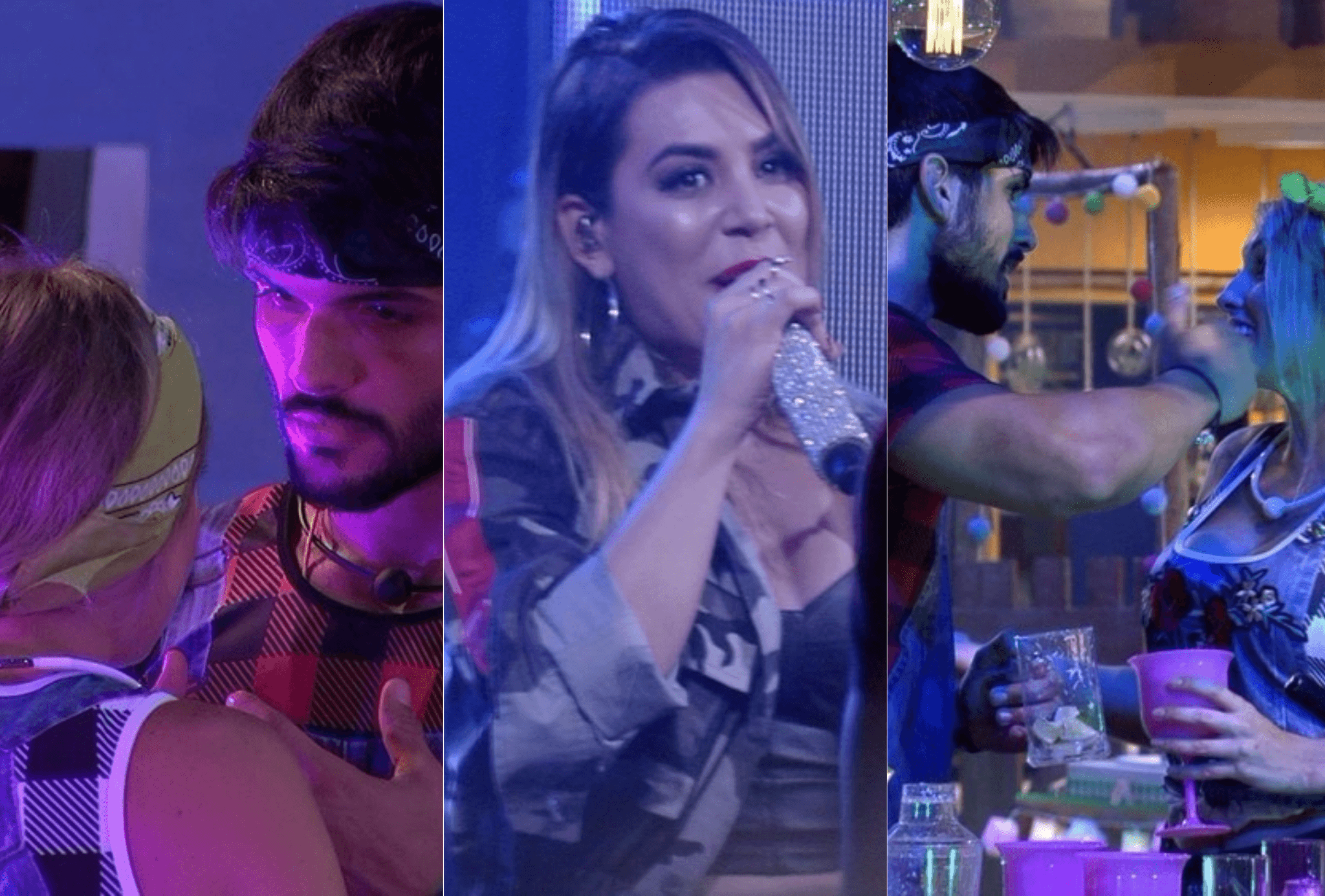 Naiara Azevedo joga semente da DR no BBB18 (Foto montagem: TV Foco)