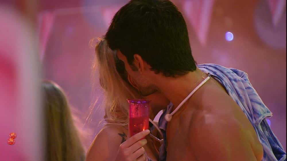 Lucas e Jéssica no BBB18 (Foto: Reprodução)