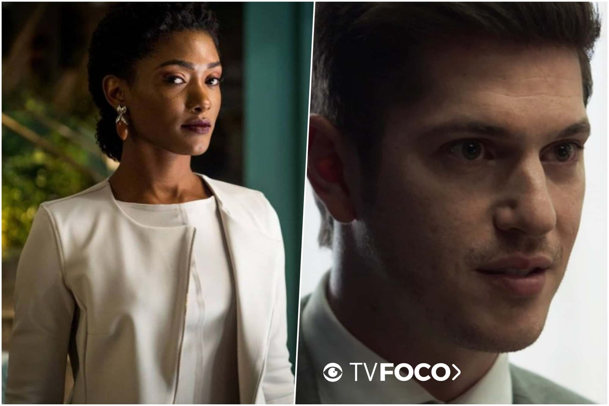 Raquel e Bruno vão romper definitivamente em O Outro Lado do Paraíso (Foto montagem: TV Foco)
