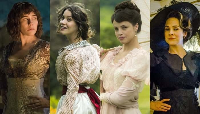 Alessandra Negrini, Nathalia Dill, Agatha Moreira e Gabriela Duarte em Orgulho e Paixão (Foto: Globo/Cesar Alves/Raquel Cunha/Mauricio Fidalgo/Montagem)