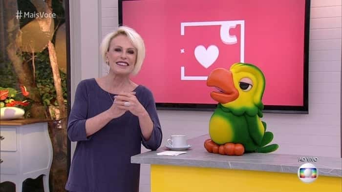 A apresentadora Ana Maria Braga no comando do Mais Você (Foto: Reprodução/Globo)