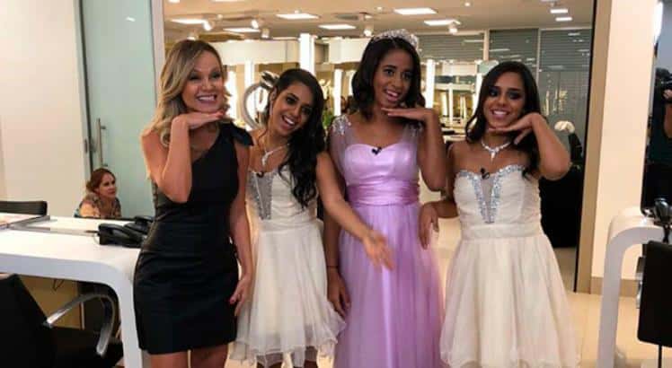Eliana, MC Loma e as Gêmeas da Lacração (Foto: Divulgação)