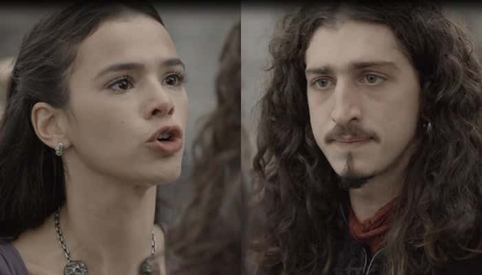 Rodolfo e Catarina em Deus Salve o Rei. (Foto: Reprodução/TV Globo)