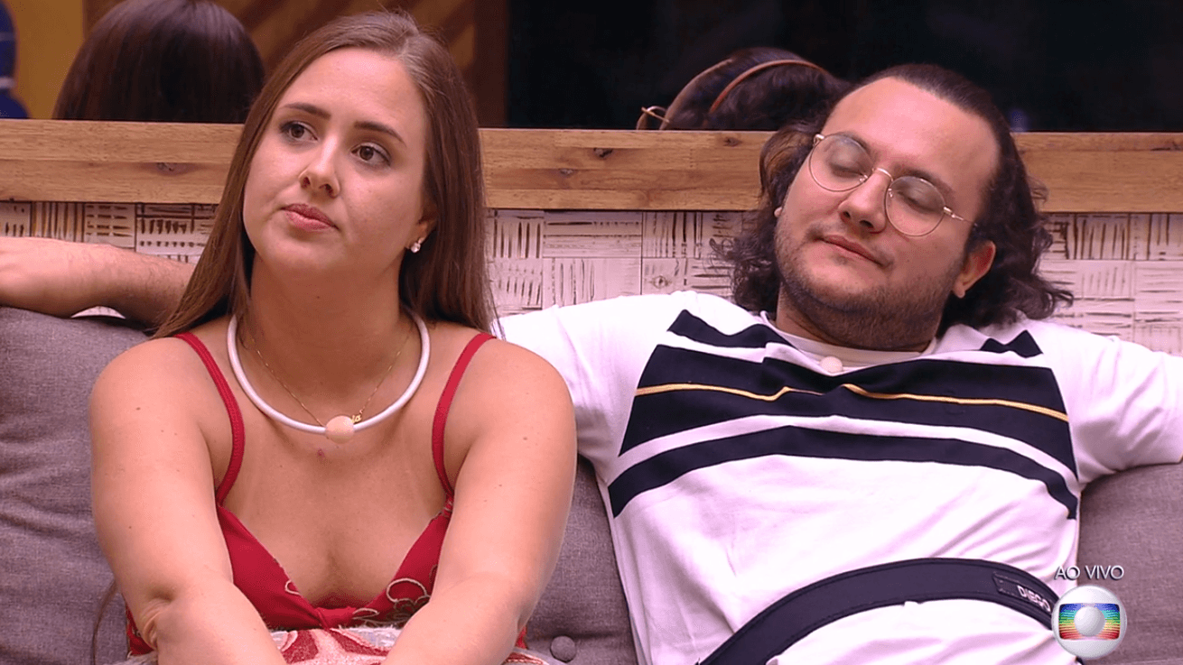 Patrícia e Diego, os coleguinhas. (Foto: Reprodução)
