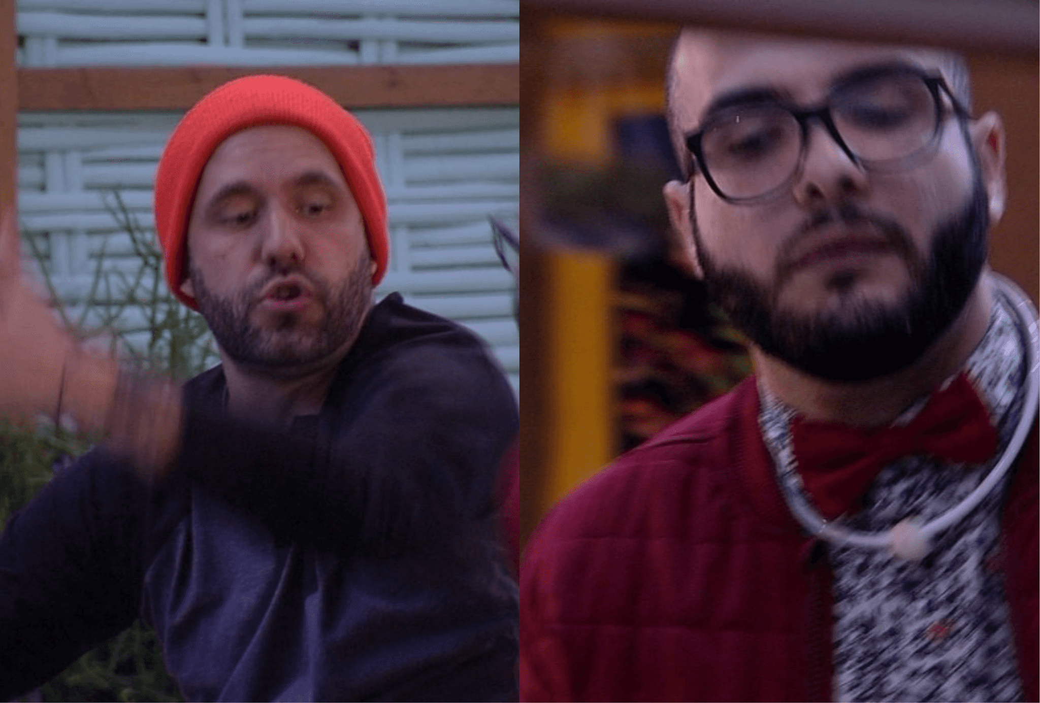 Caruso e Mahmoud discutem após formação de paredão no BBB18 (Foto montagem: TV Foco)
