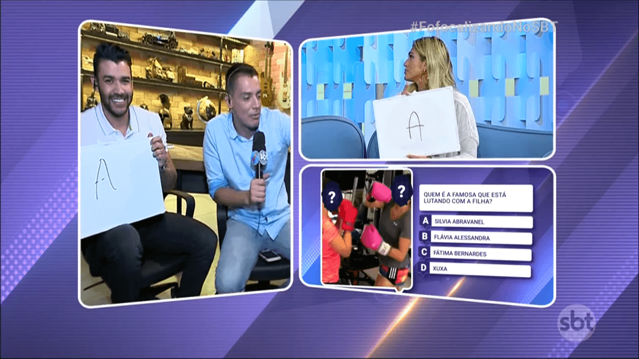Gusttavo Lima participou do programa Fofocalizando. (Foto: Reprodução)
