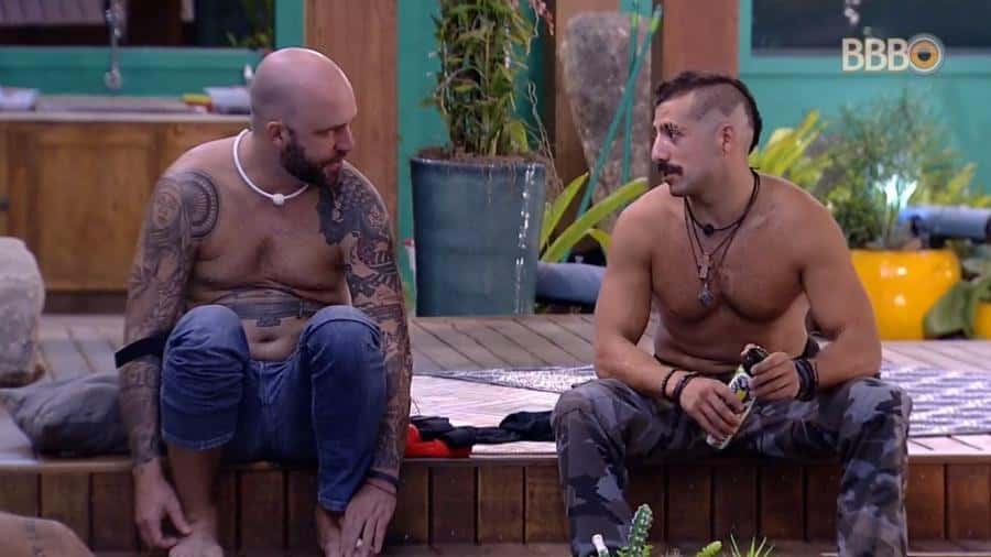 Caruso e Kaysar (Foto: Reprodução)