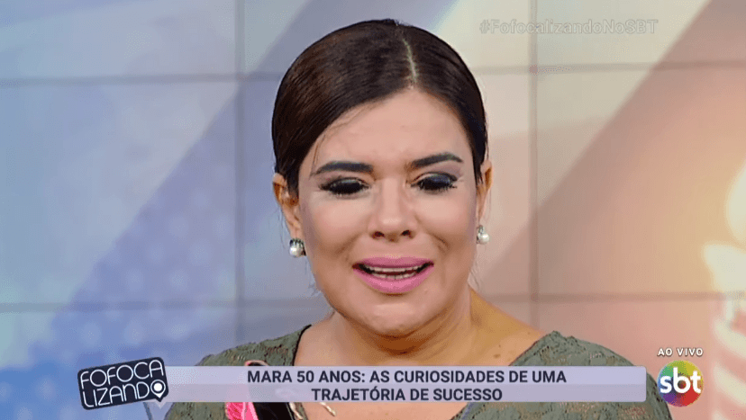 A apresentadora Mara Maravilha. (Foto: Reprodução/SBT)
